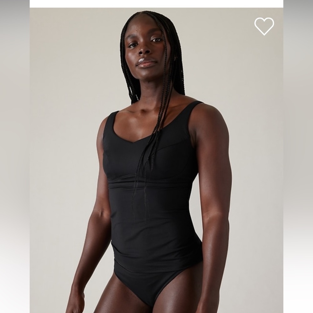 🖤 Athleta Bondi Bra Cup Tankini Top // Black #657719